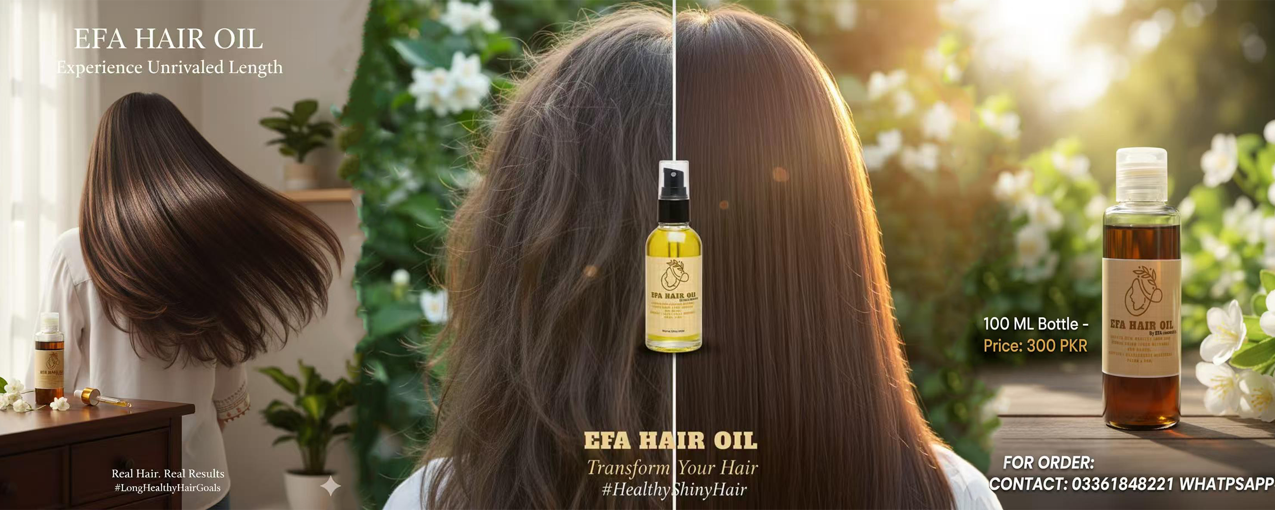 EFA Hair Oil Background